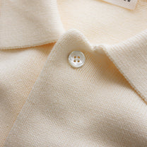 DR4 Cream Racing Polo