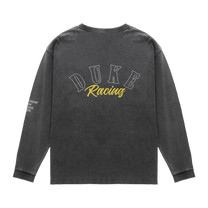 DR4 Washed Black Track Long Sleeve Top