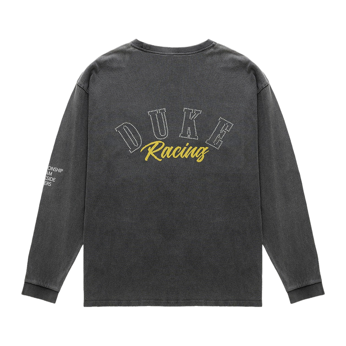 DR4 Washed Black Track Long Sleeve Top