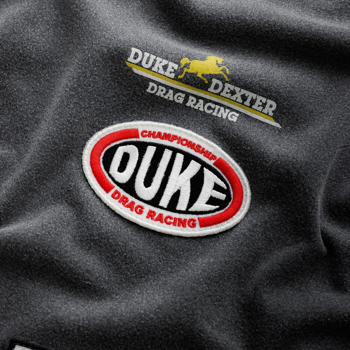 DR4 Washed Black Track Long Sleeve Top