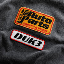 DR4 Washed Black Track Long Sleeve Top