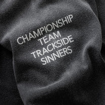 DR4 Washed Black Track Long Sleeve Top
