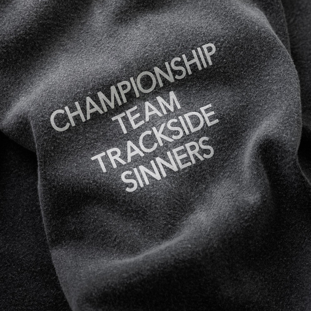 DR4 Washed Black Track Long Sleeve Top