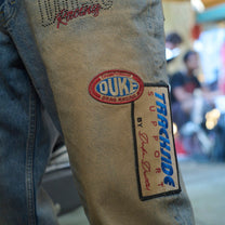 DR4 Trackside Washed Denim Blue Jeans
