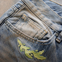 DR4 Trackside Washed Denim Blue Jeans