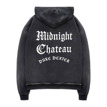 MC Washed Black Zip Hoodie