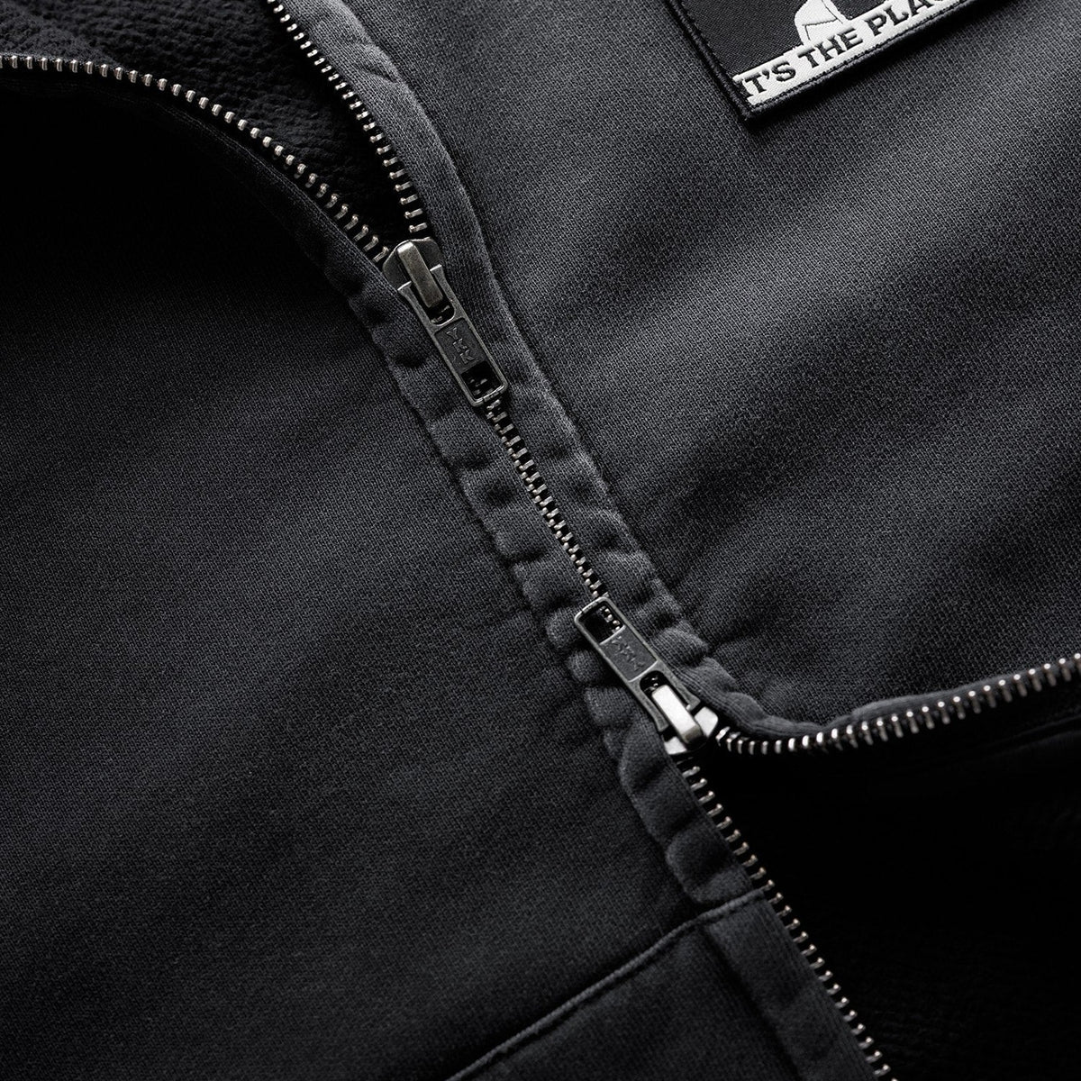 MC Washed Black Zip Hoodie