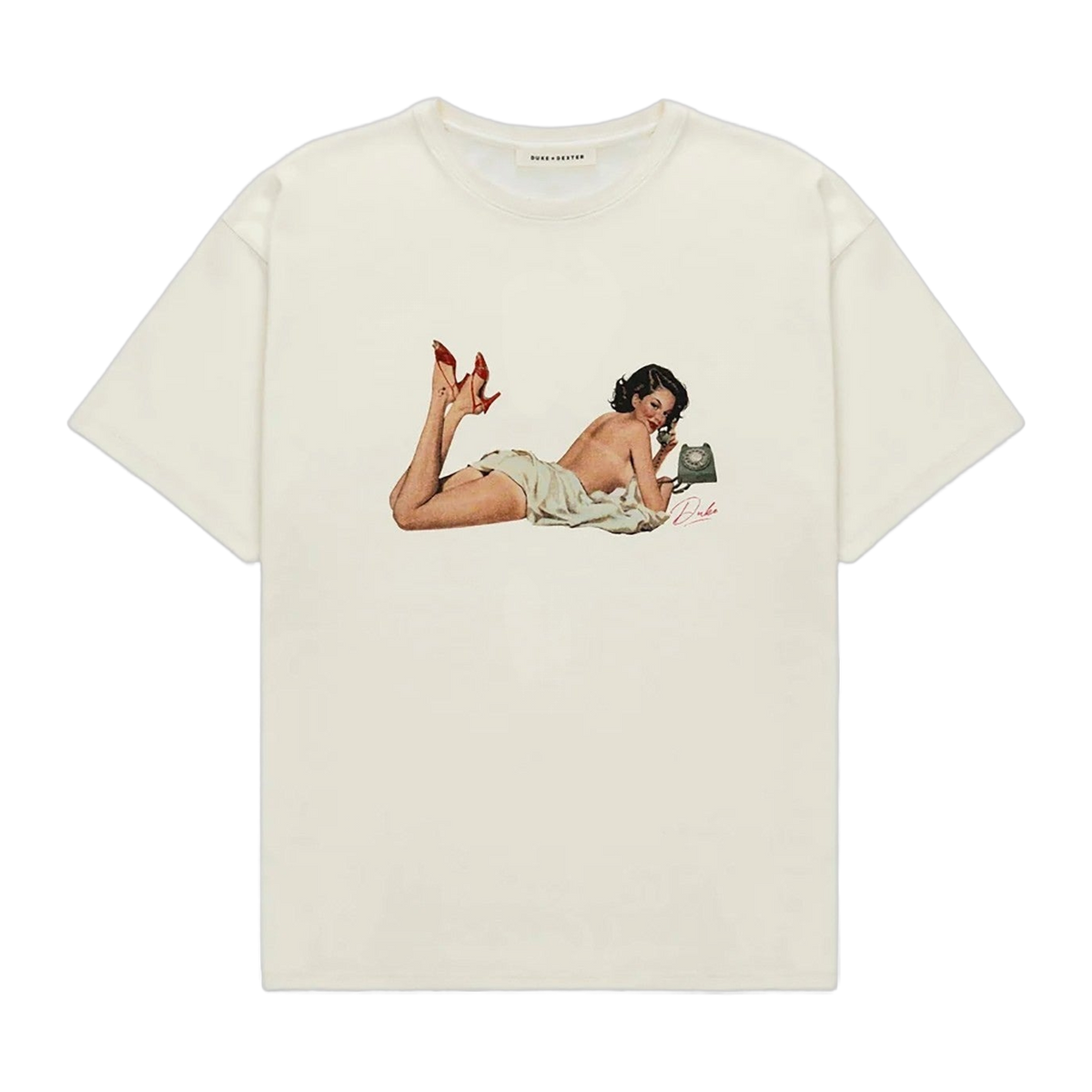 Pin Up I Vintage White T-Shirt
