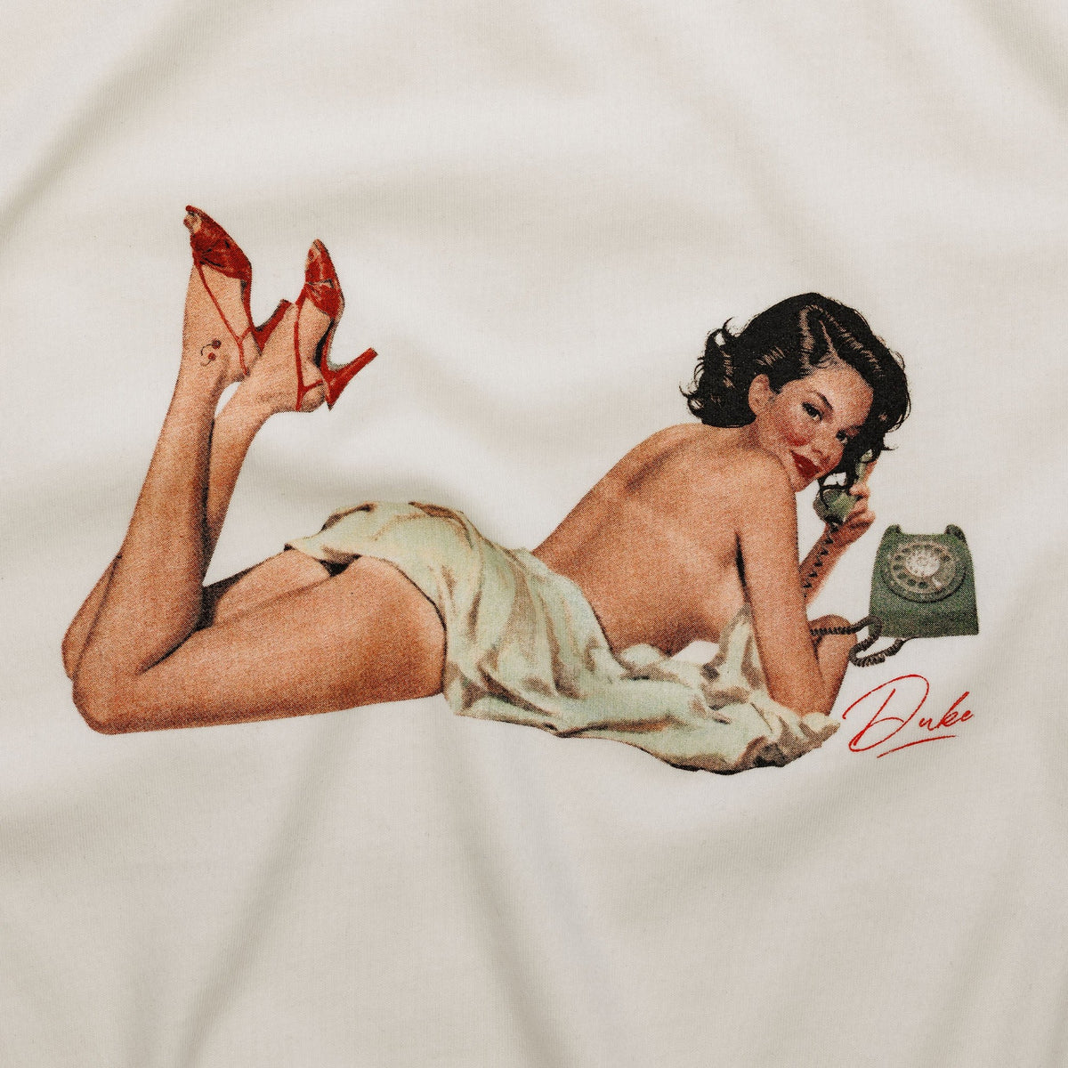 Pin Up I Vintage White T-Shirt