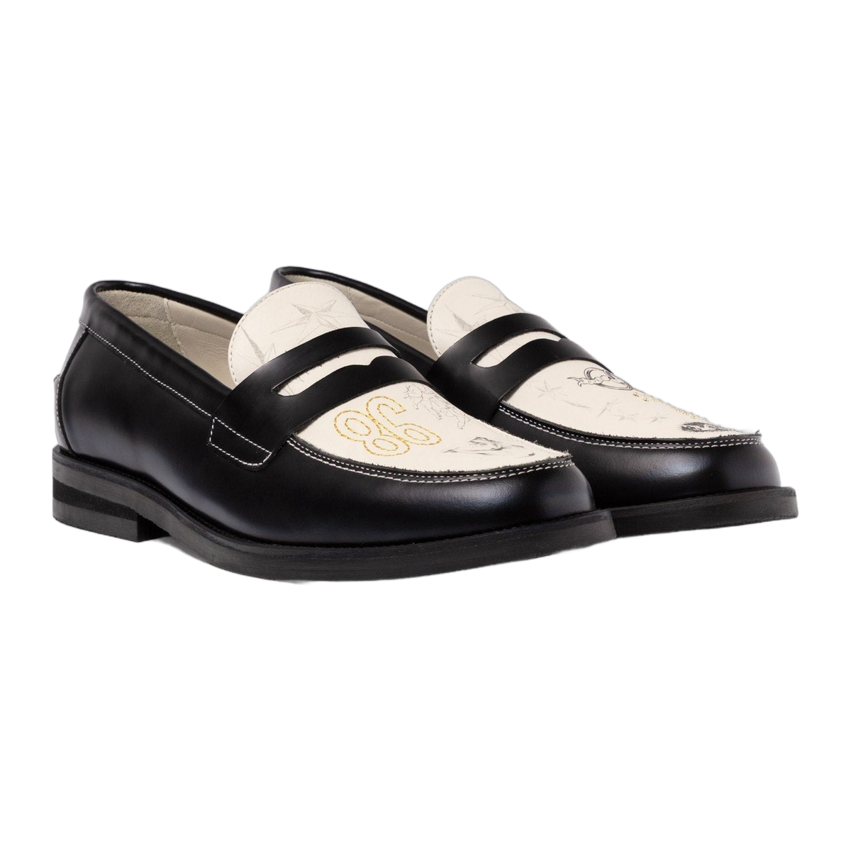 Wilde Midnight Chateau Sketch Penny Loafer