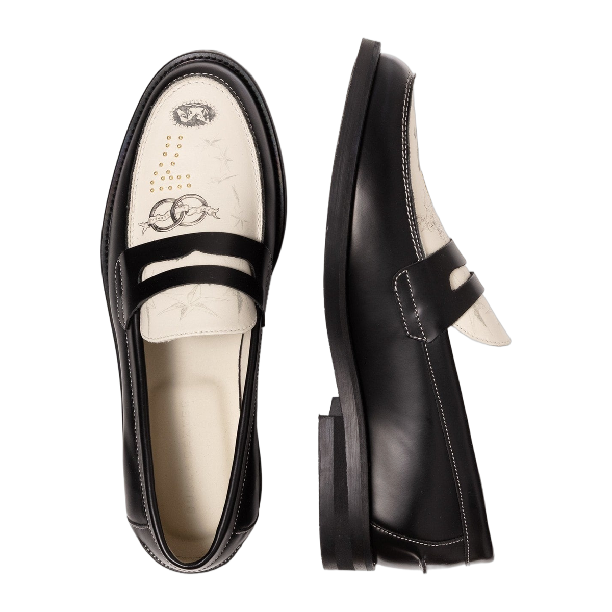 Wilde Midnight Chateau Sketch Penny Loafer