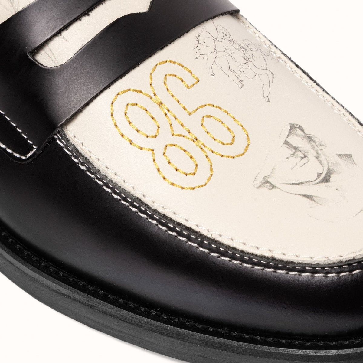 Wilde Midnight Chateau Sketch Penny Loafer