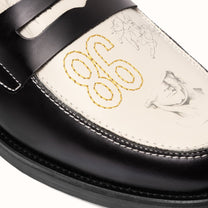 Wilde Midnight Chateau Sketch Penny Loafer
