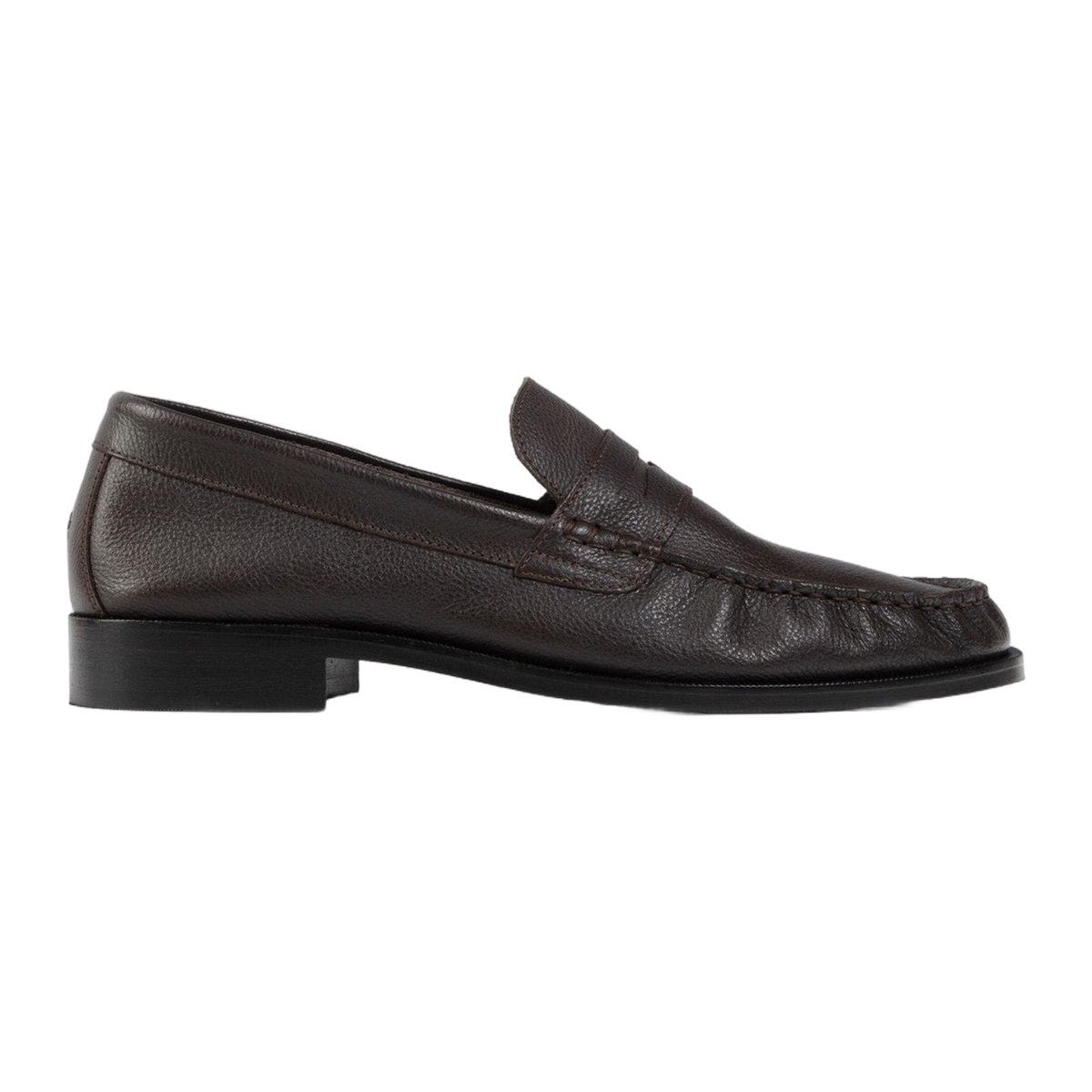 Ezra Brown Pebble Ruched Loafer