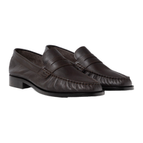 Ezra Brown Pebble Ruched Loafer