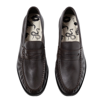 Ezra Brown Pebble Ruched Loafer