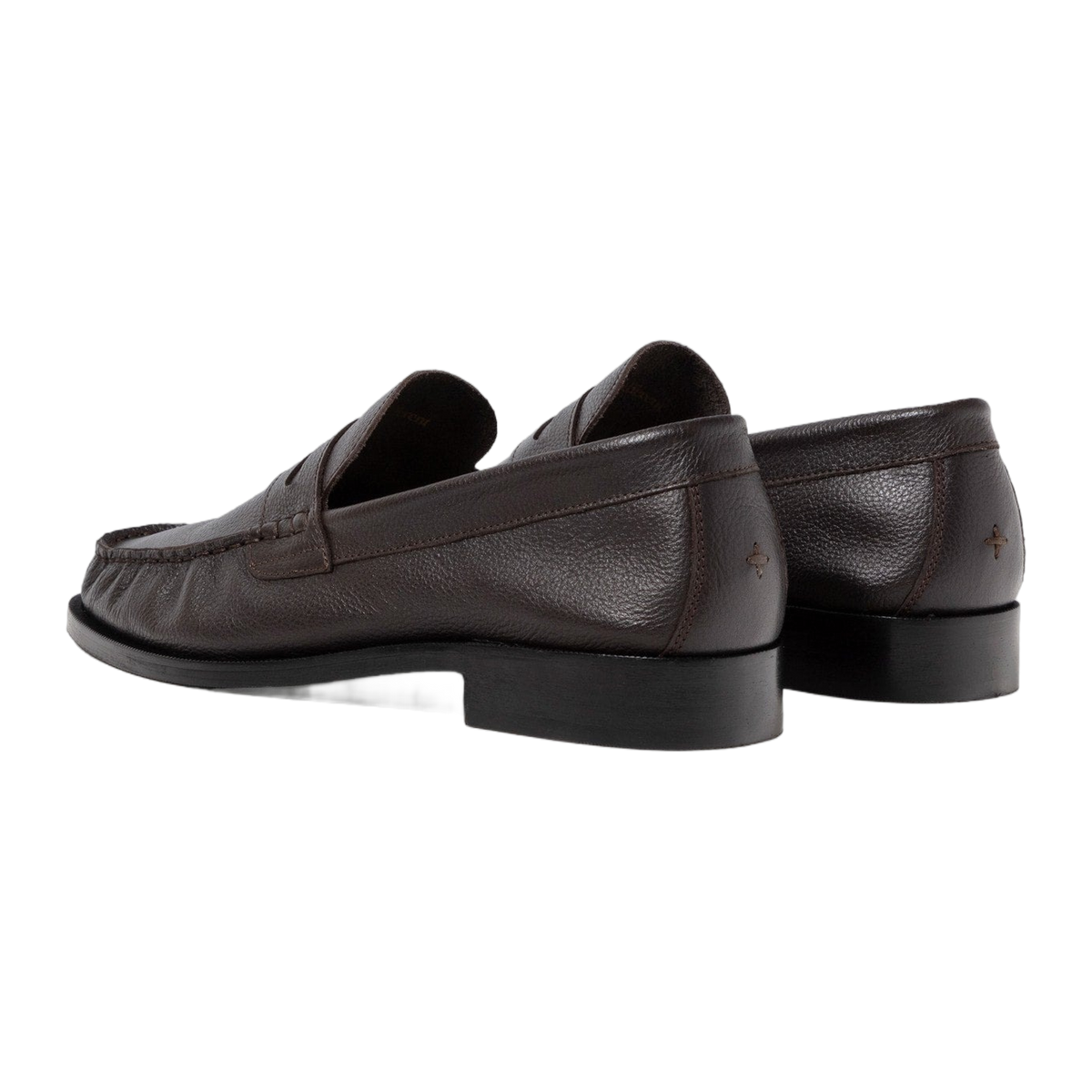 Ezra Brown Pebble Ruched Loafer