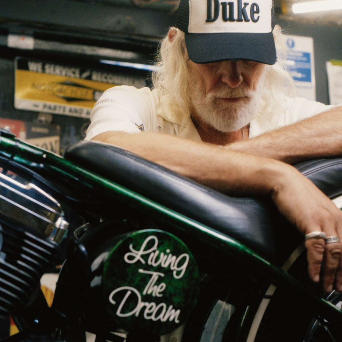 Duke Cream Trucker Cap
