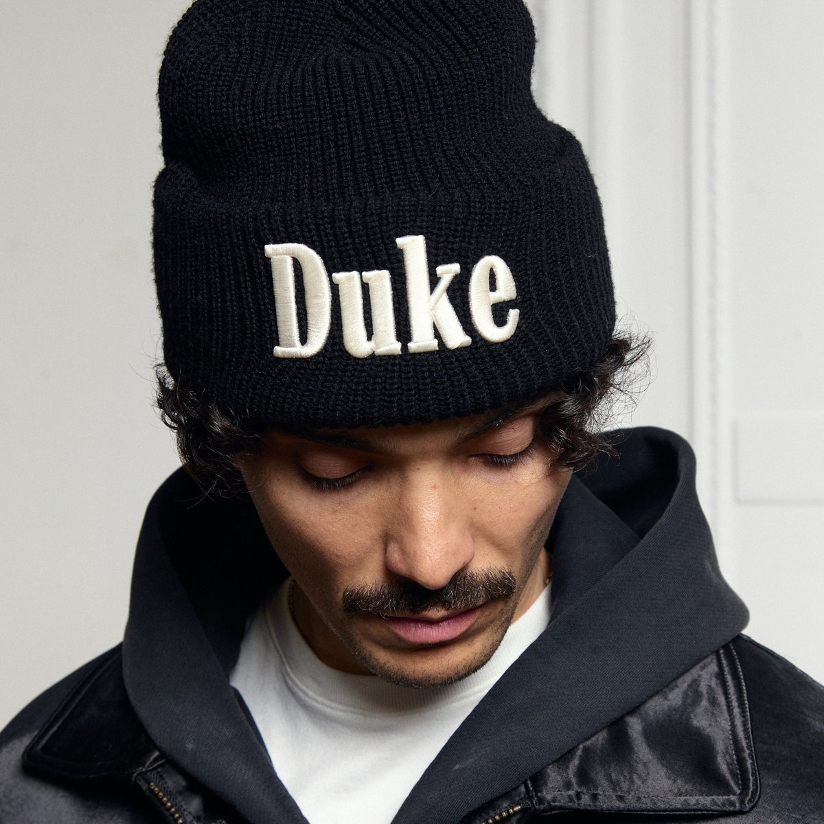 Duke Black Beanie