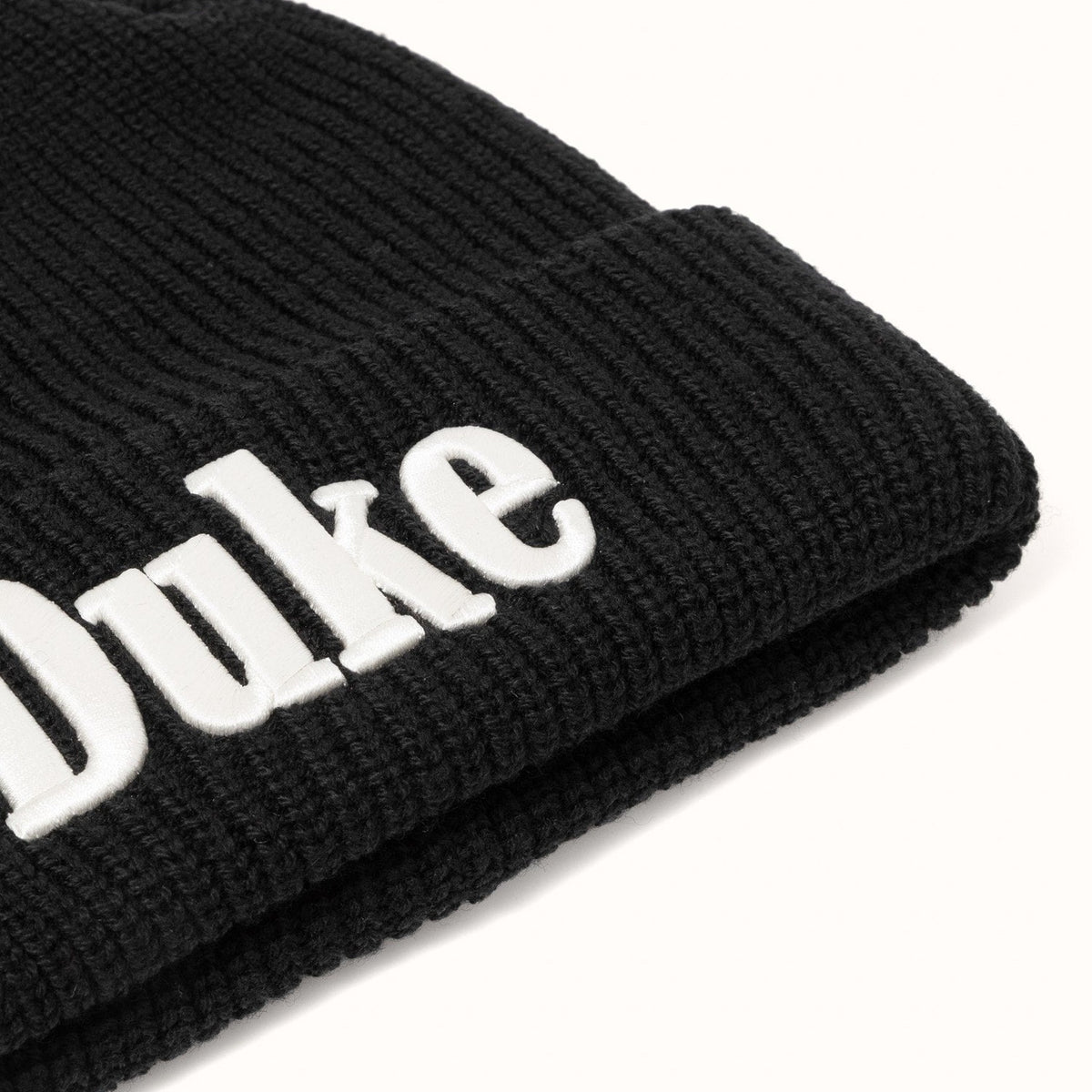 Duke Black Beanie