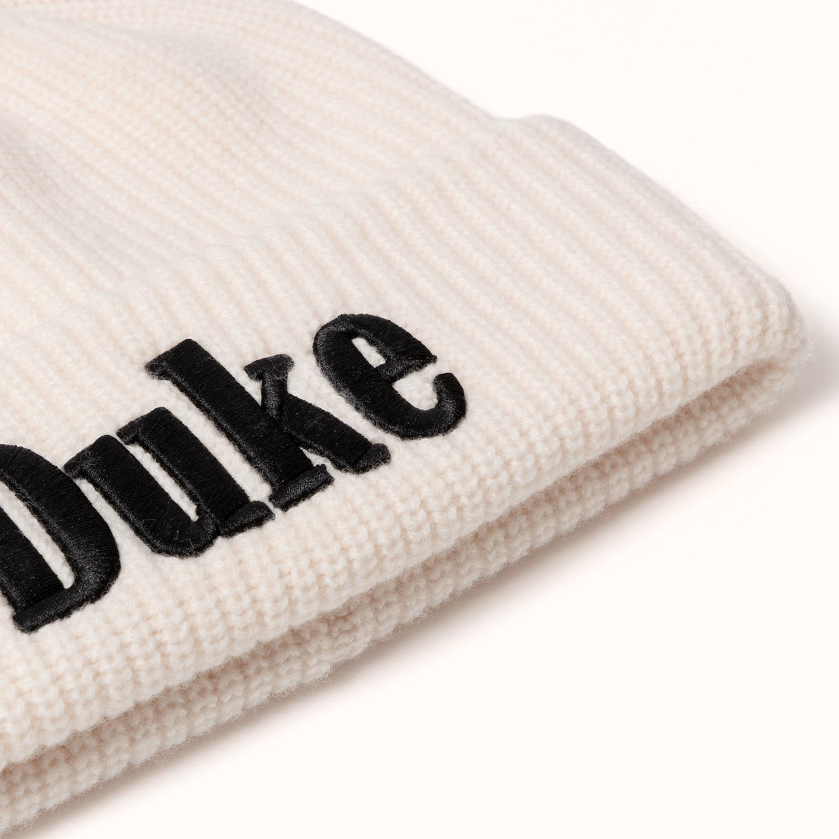 Duke Cream Beanie