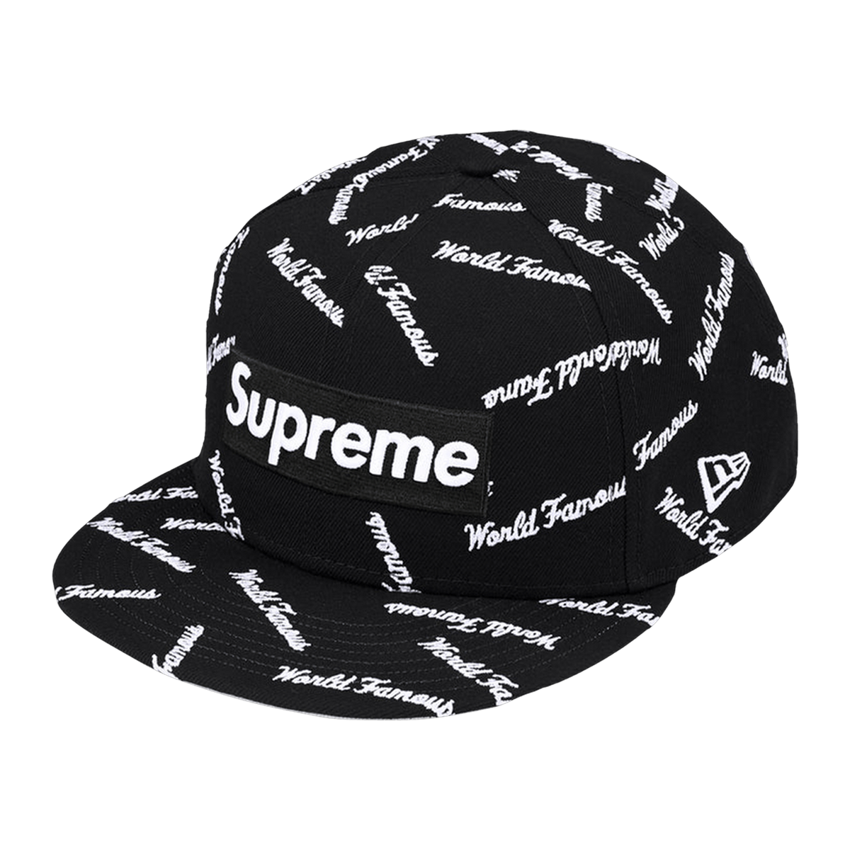 Supreme World Famous Box Logo New Era Black · kolab