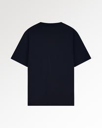 T-Shirt Embroidered Knot Melange Navy