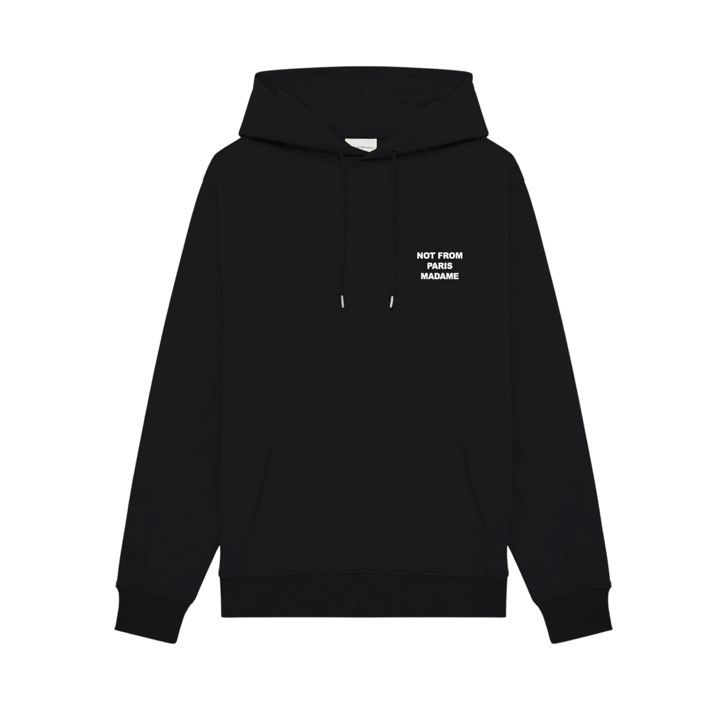 Classic Slogan Hoodie Black