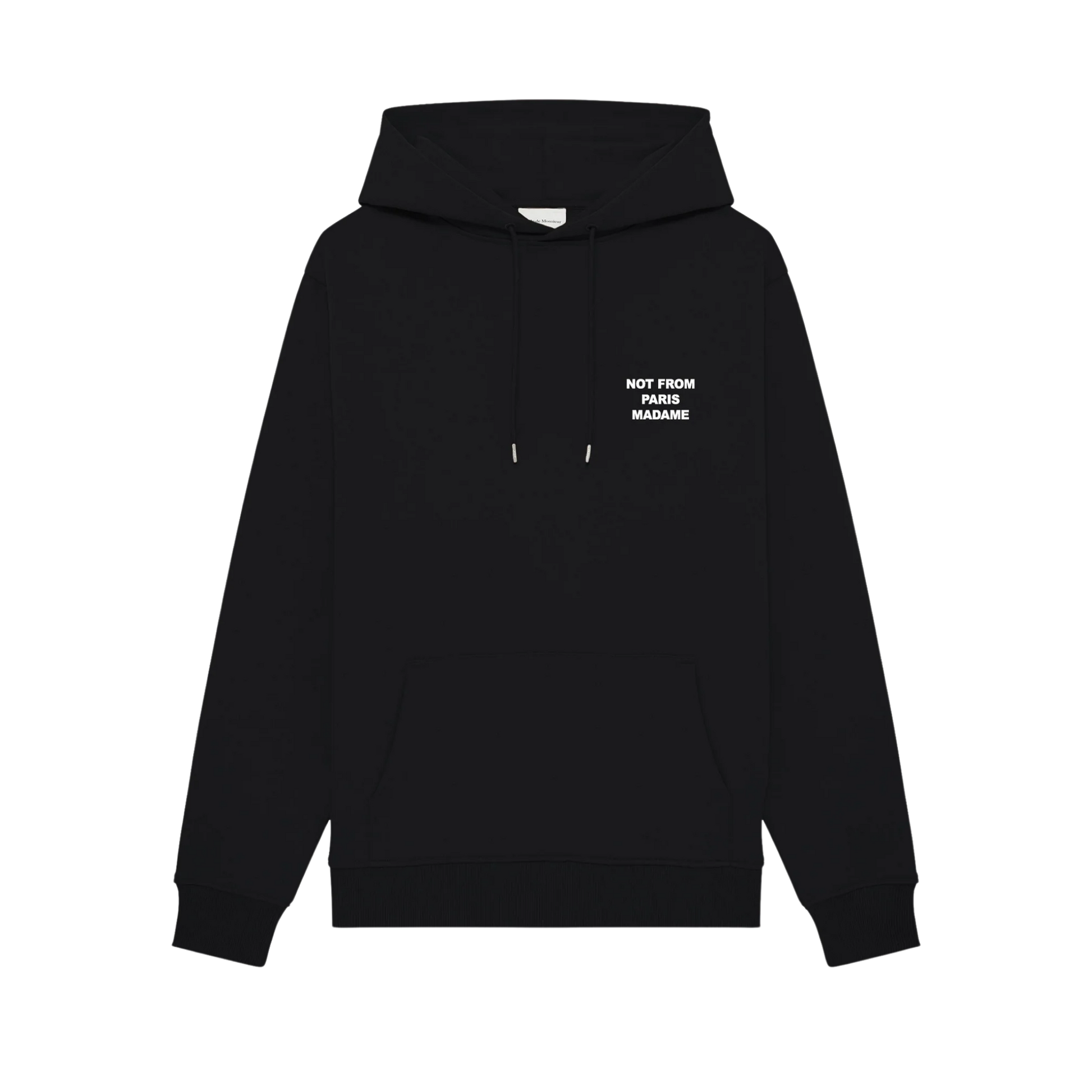 Classic Slogan Hoodie Black