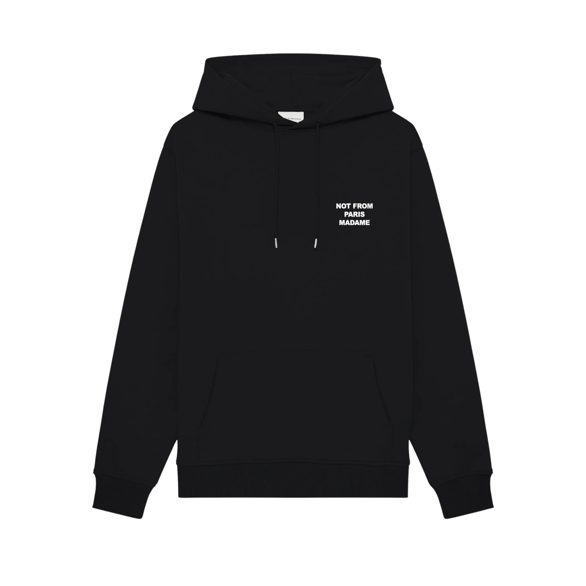 Classic Slogan Hoodie Black