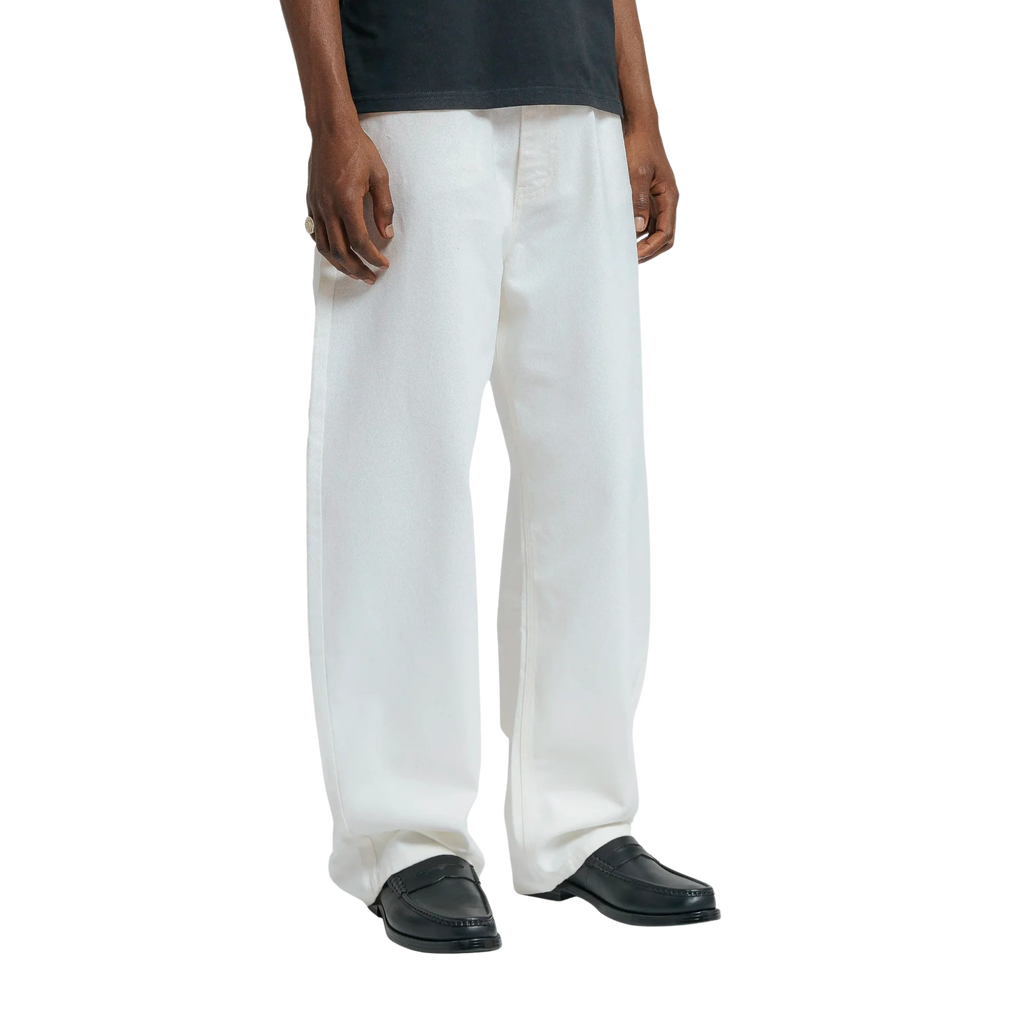 LOOFA HEART SOFT TWILL PANTS WHITE