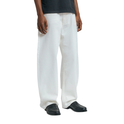LOOFA HEART SOFT TWILL PANTS WHITE