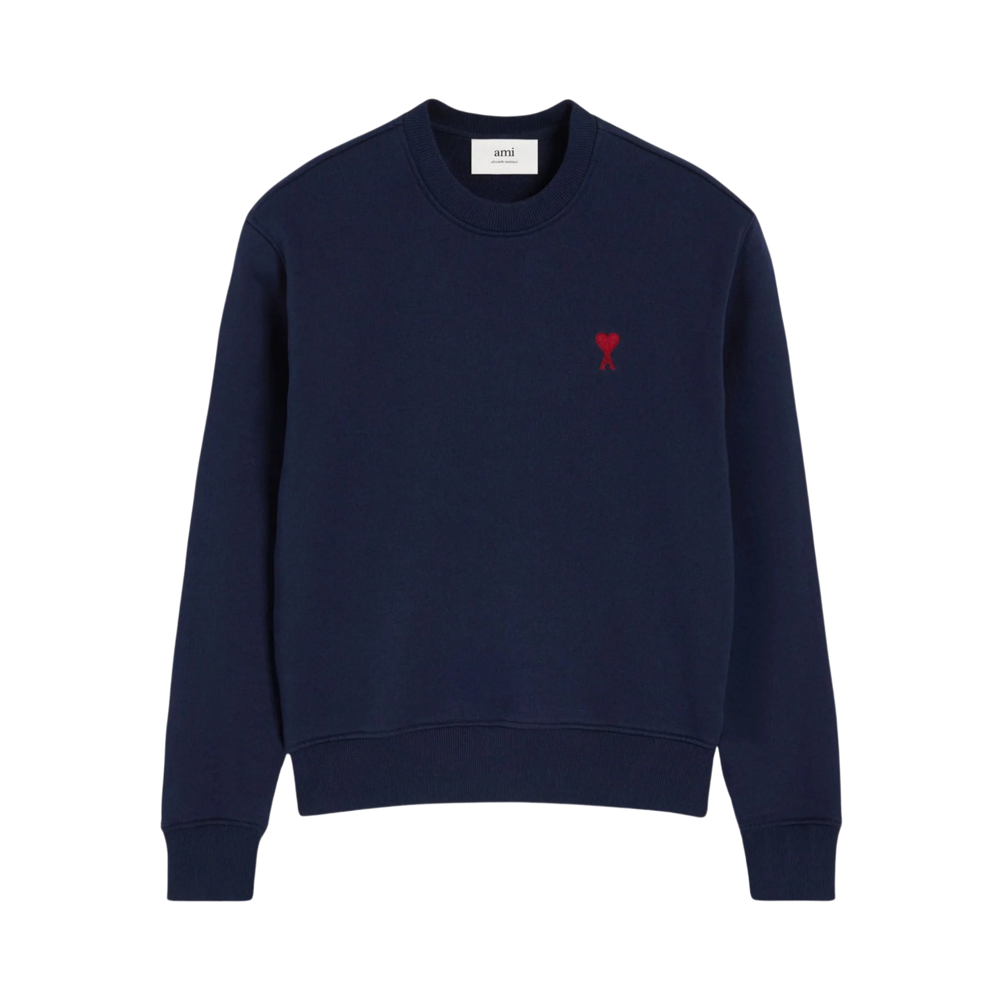 Sweatshirt Ami De Coeur Bleu Marine Rouge