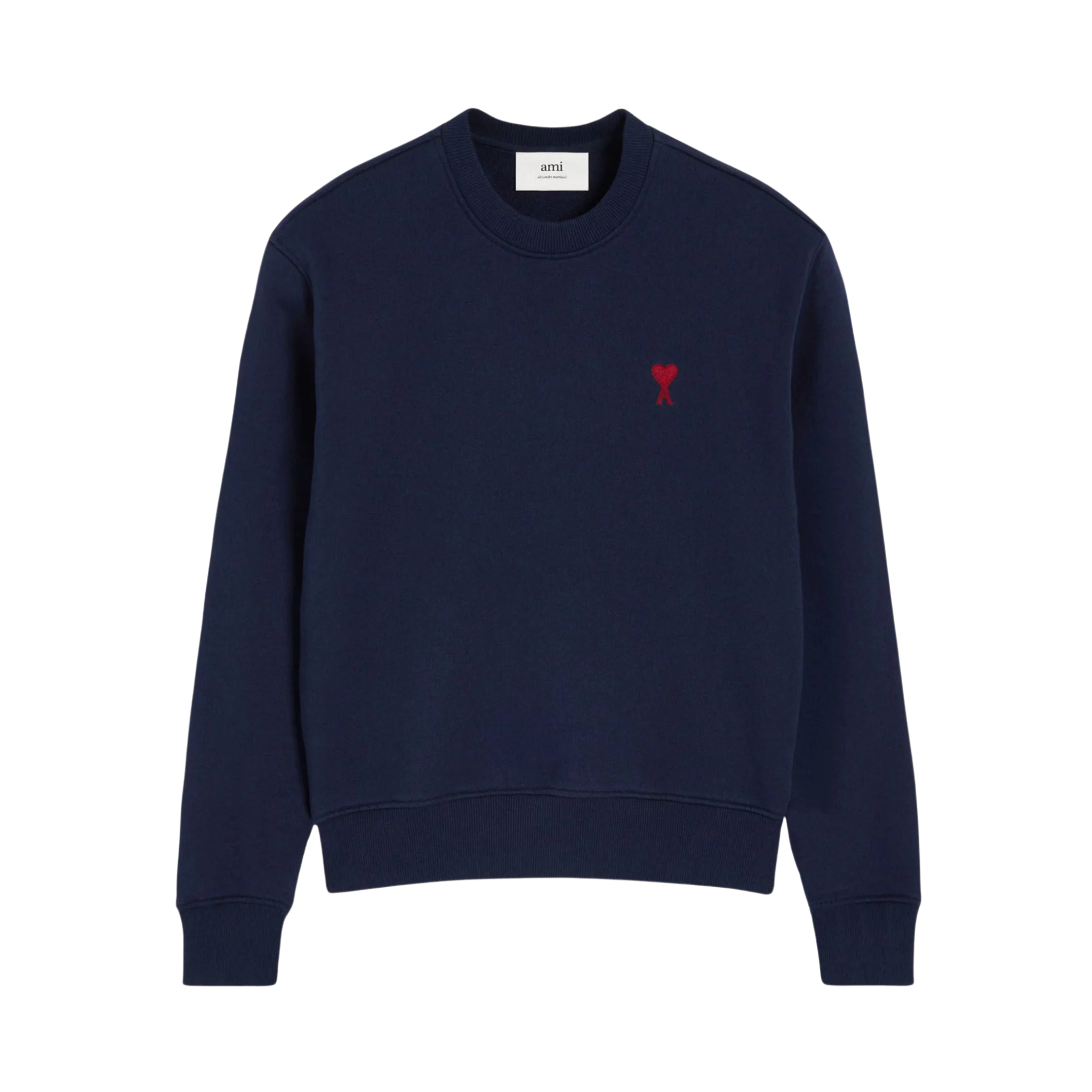 Sweatshirt Ami De Coeur Bleu Marine Rouge
