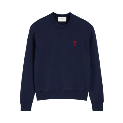 Sweatshirt Ami De Coeur Bleu Marine Rouge