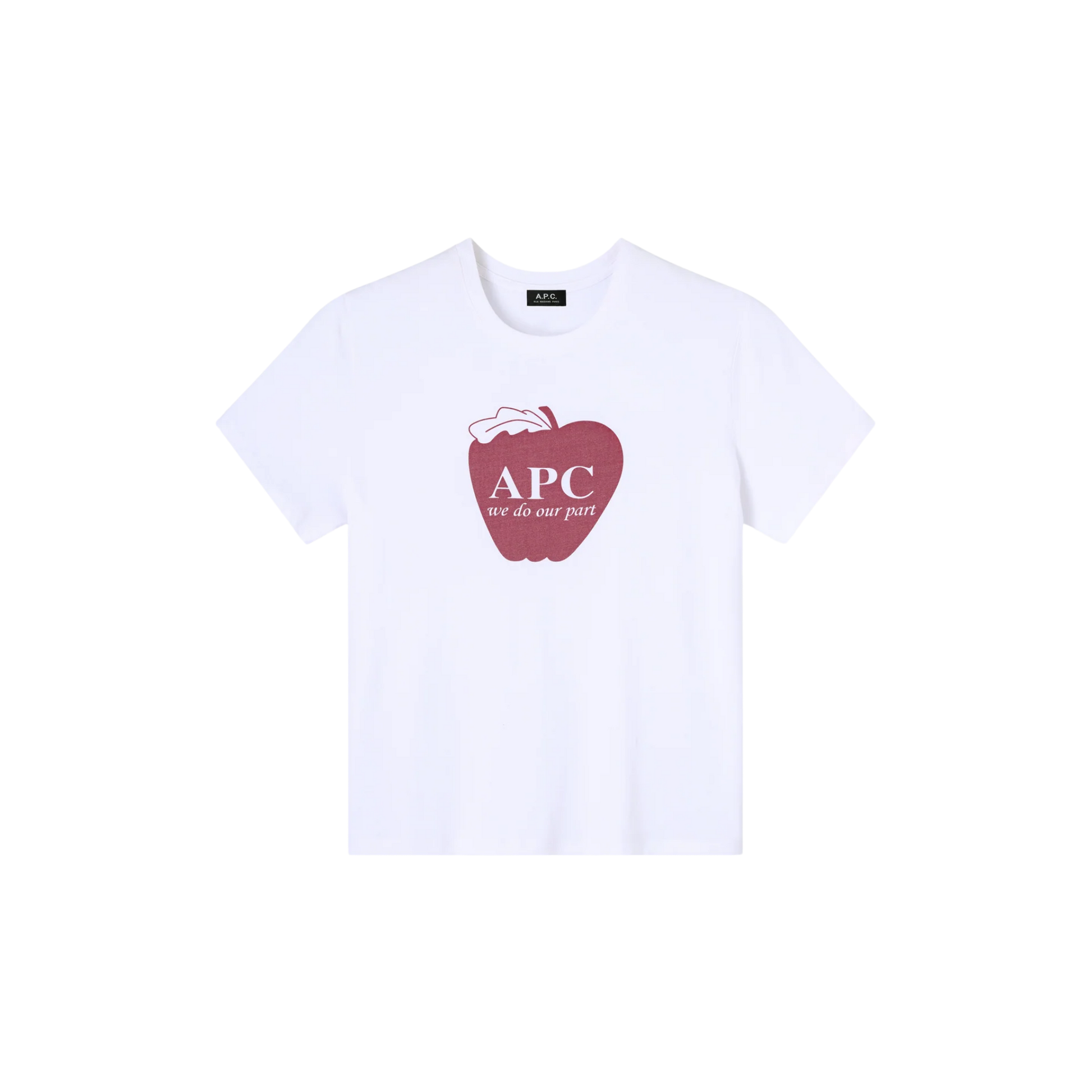 t-shirt manches courtes pomme