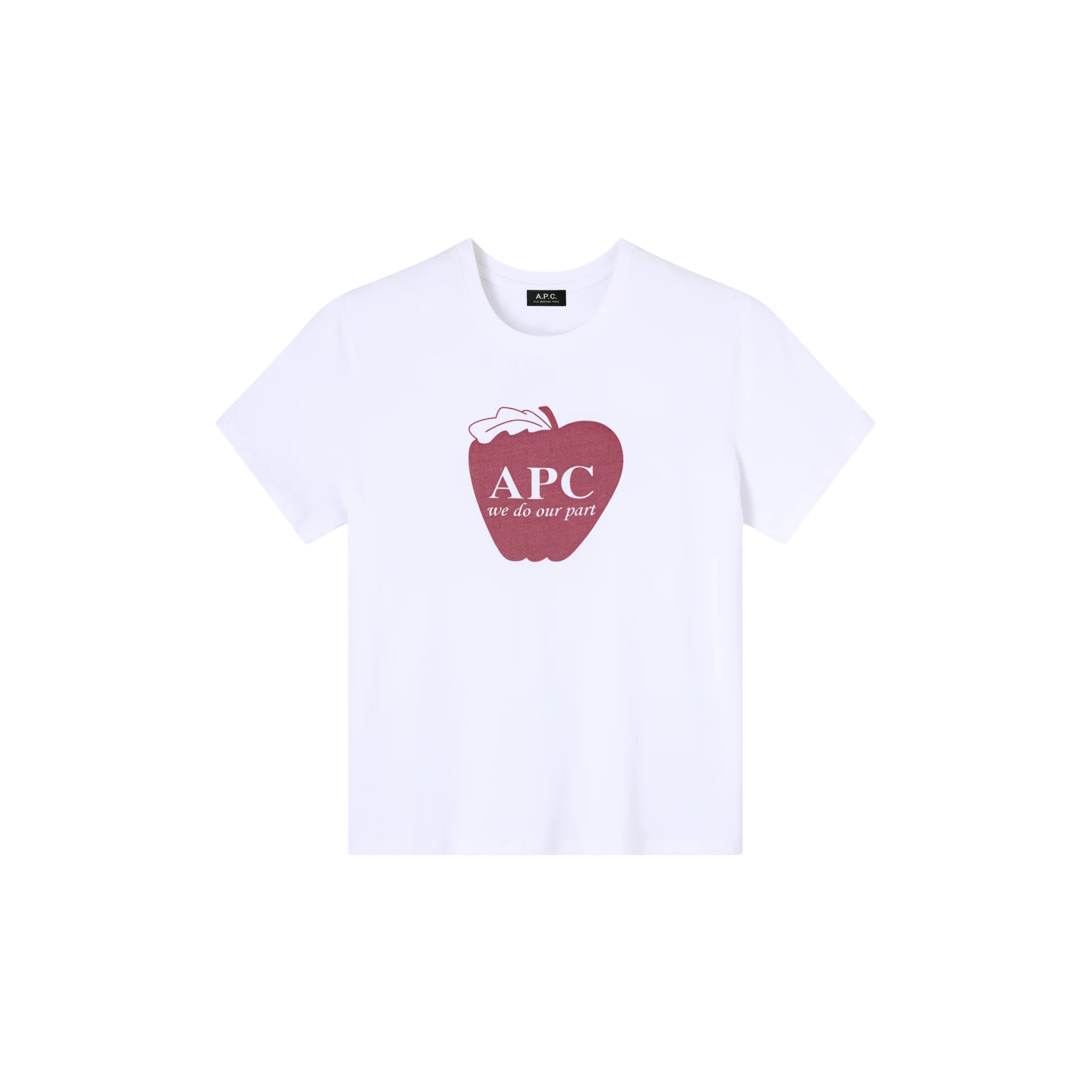 t-shirt manches courtes pomme
