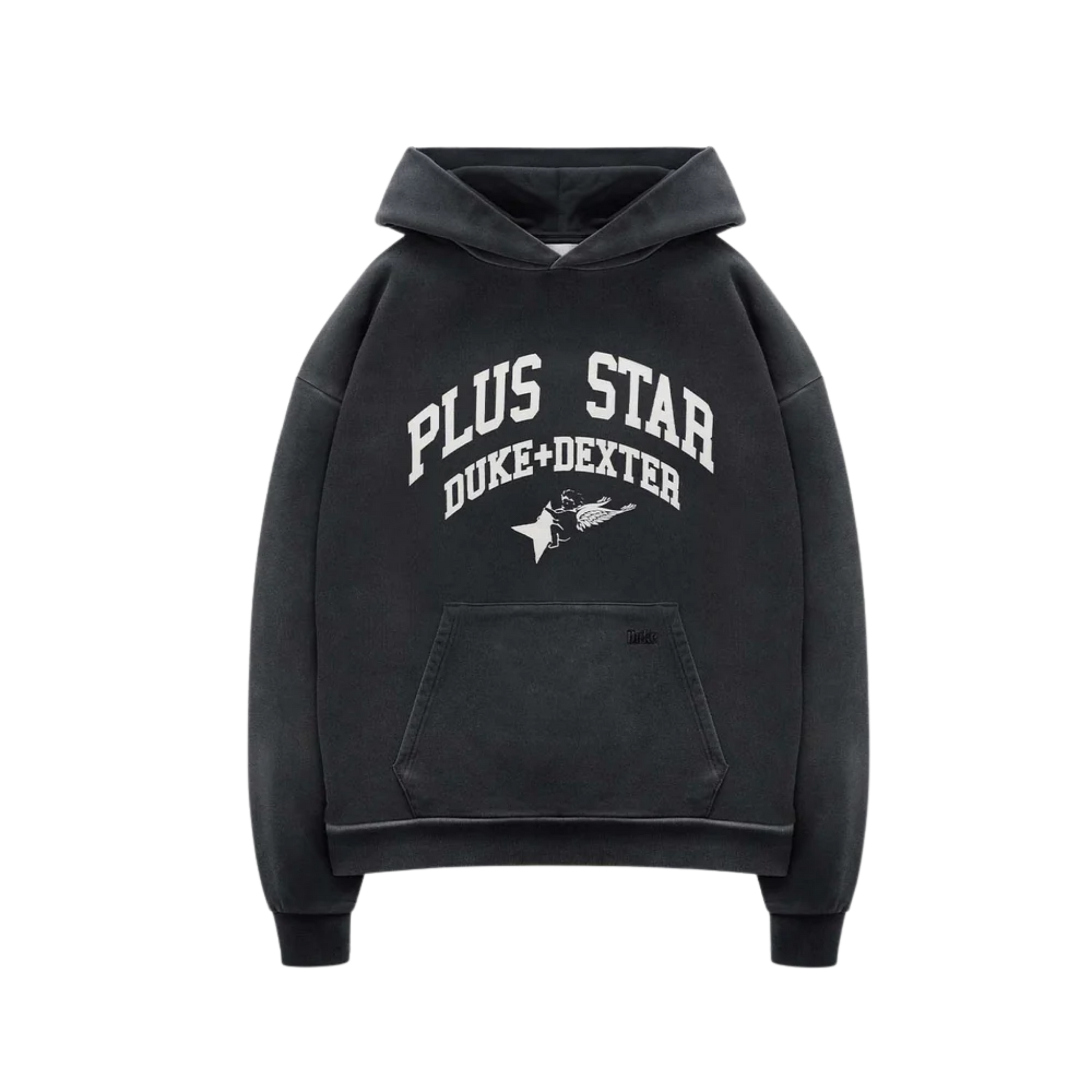 PLUS WASHED GREY HOODIE