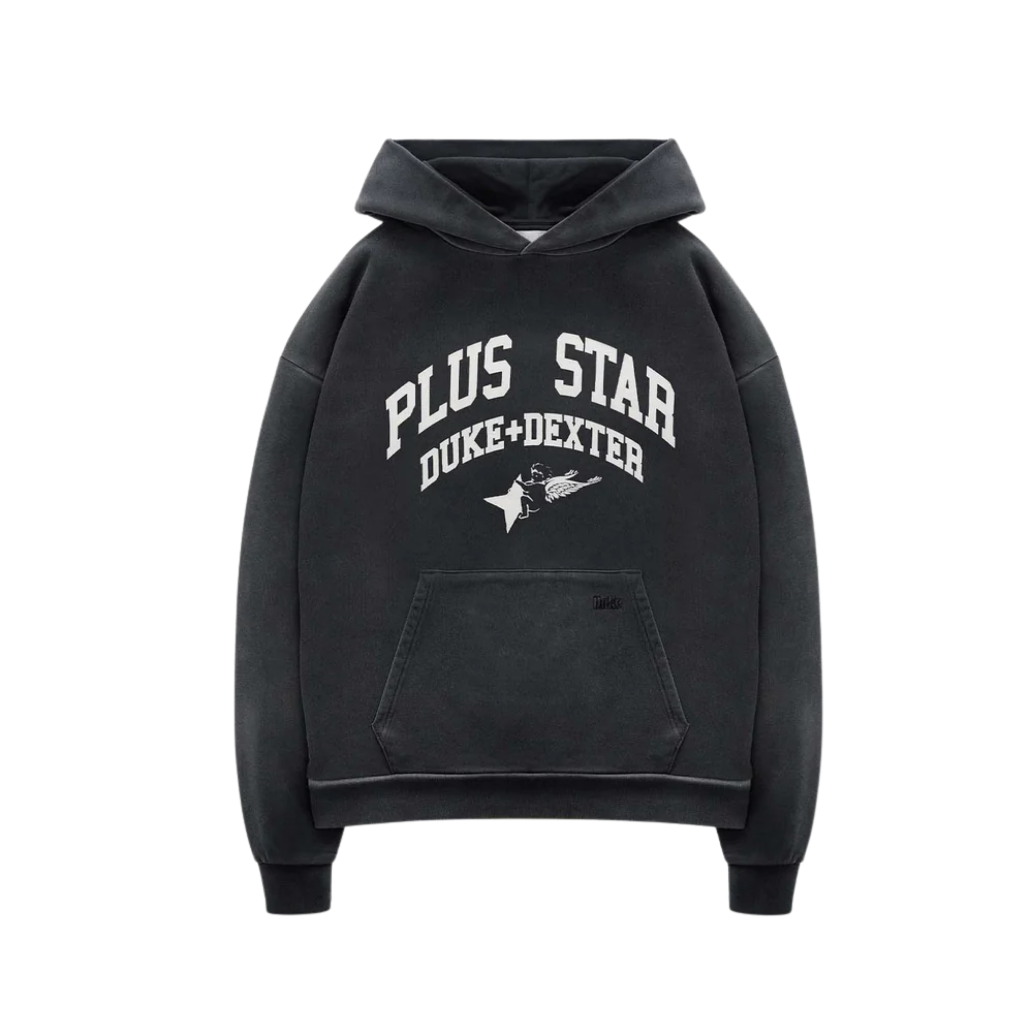 PLUS WASHED GREY HOODIE