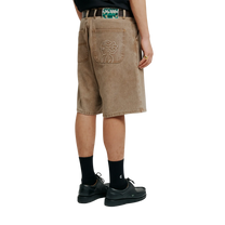 MAGOADO BIG IKON TWILL SHORTS BROWN