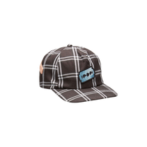 BASEBALL CAP CHECK BLACK