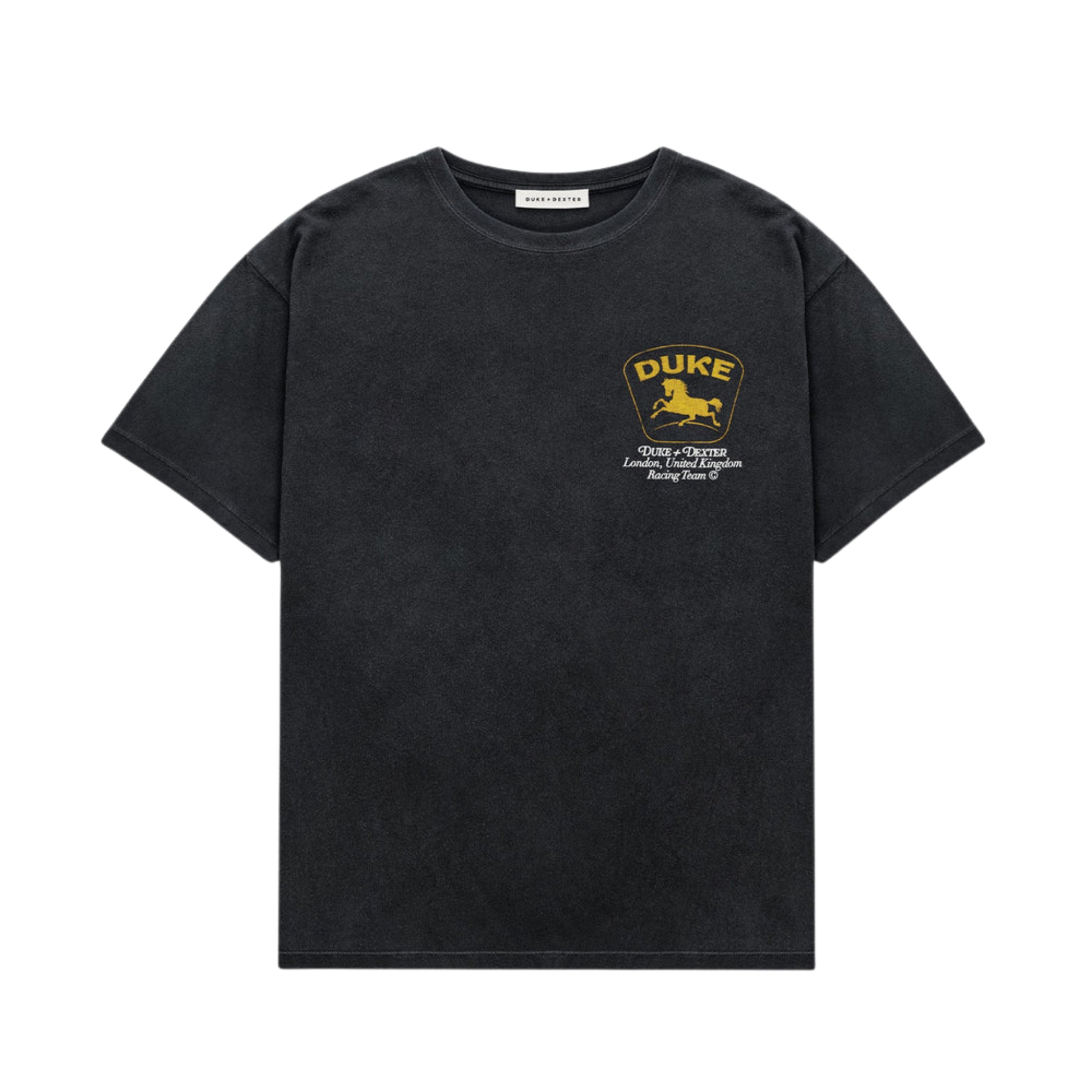 DR Sponsors Washed Black + Yellow T-Shirt