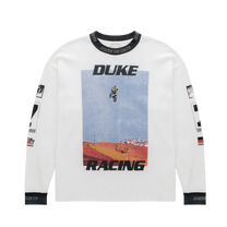 DR Motocross Vintage White Waffle Top