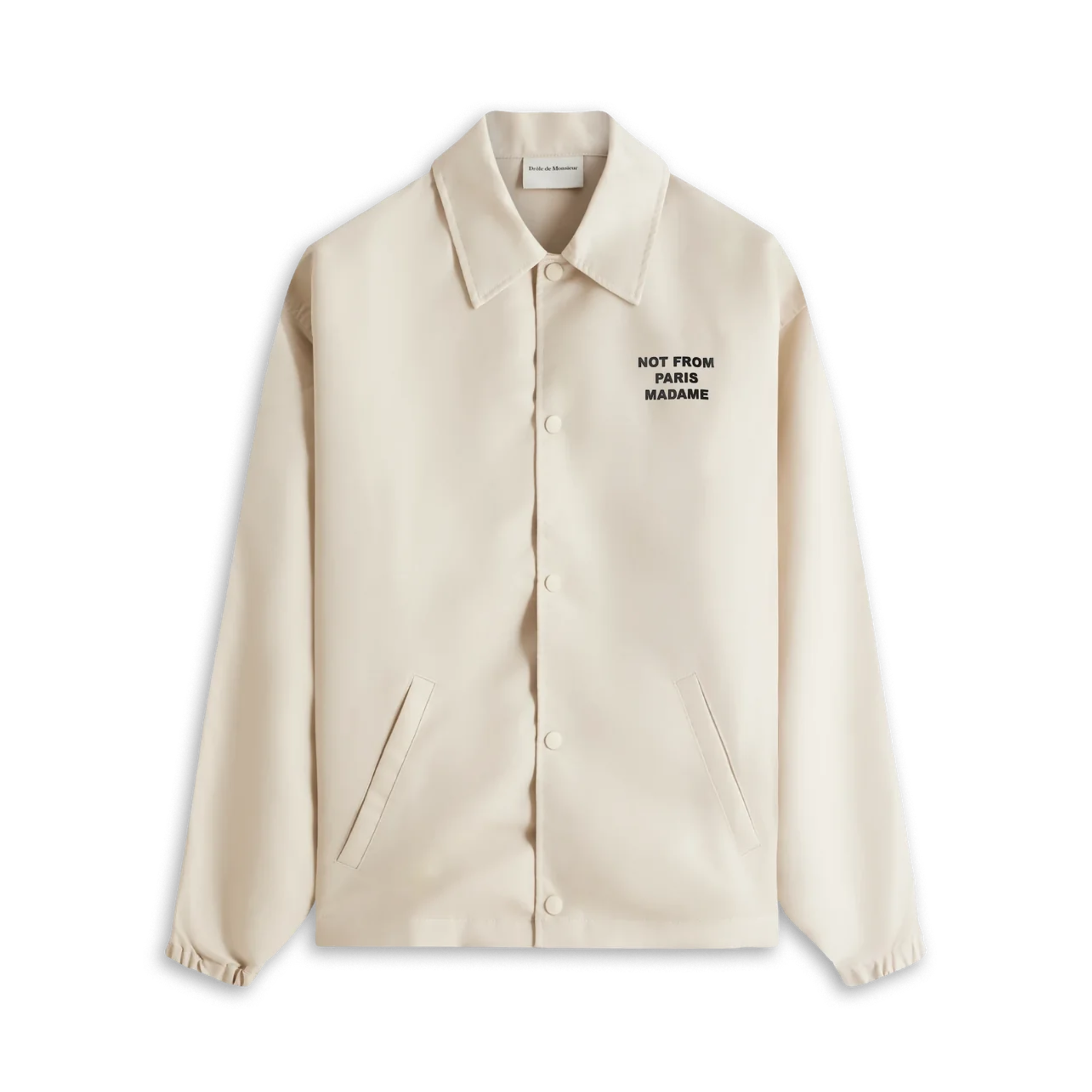 La Veste Slogan Beige