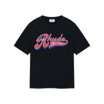 RHUDE PIT STOP TEE VINTAGE BLACK