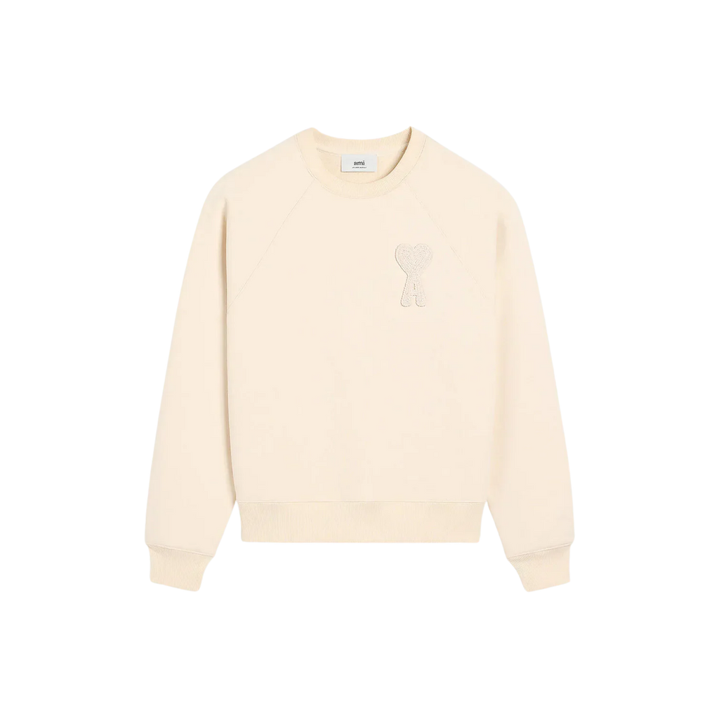 Sweatshirt Ami De Coeur Beige Patch