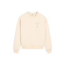 Sweatshirt Ami De Coeur Beige Patch