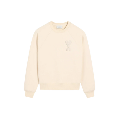 Sweatshirt Ami De Coeur Beige Patch