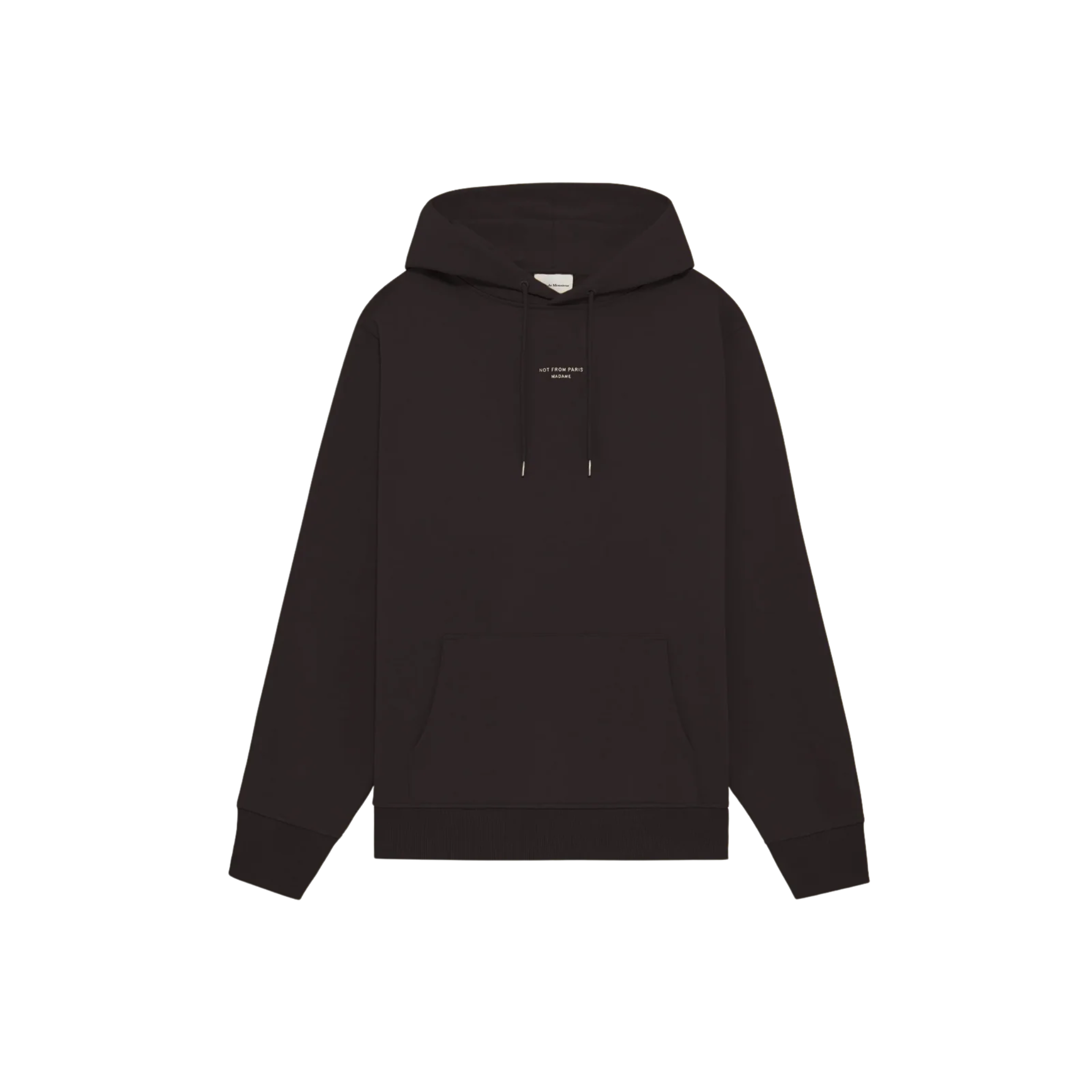 Le Hoodie Slogan Classique Black