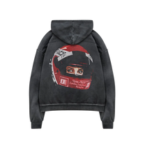 DR1 HELMET WASHED BLACK HOODIE